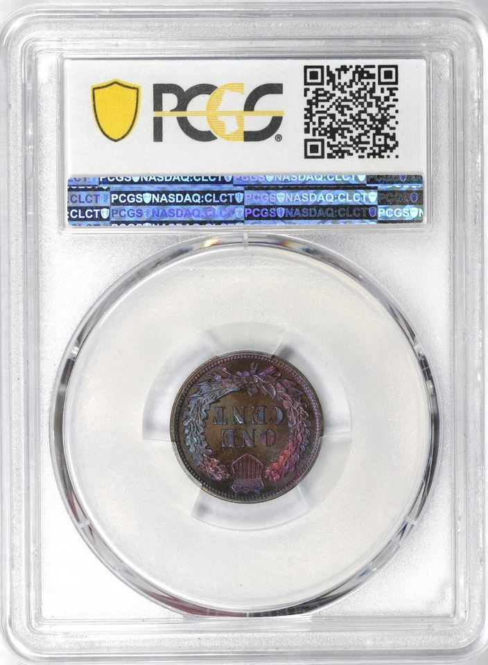1880 1c Proof Indian Head Cent PCGS PR 66 BN *Secure Shield* - Image 4 of 4