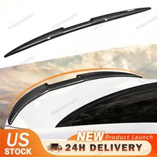 For Dodge Dart 2013-2016 Carbon Fiber Look Rear Trunk Spoiler Lip Roof Tail Wing