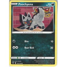103/185 Poochyena Common Pokemon Trading Card Game Sword & Shield Vivid Voltage