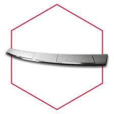 Ladekantenschutz für KIA Xceed I Edelstahl Stoßstangen Abkantung