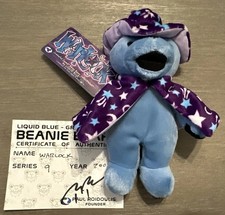 NWT Grateful Dead Warlock Beanie Bear By Liquid Blue WITH COA  