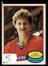 1980-81 O-Pee-Chee Rod Langway Rookie Montreal Canadiens #344