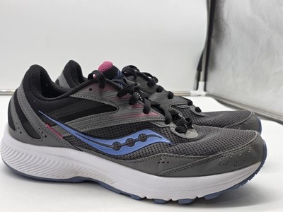 Saucony Cohesion Shoes Womens Size 10.5 Gray Running Sneakers Damaged S10701-23