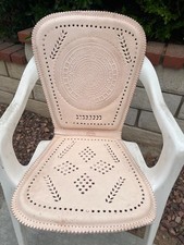 Aztec Calendar Leather Seat Cushion, Mexican Art, Respaldo De Cuero Para Carro