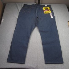 Wrangler Jeans Mens 42x30 Cowboy Cut Relaxed Fit Dark Wash Western New