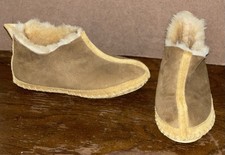 LL Bean Wicked Good Size 6M Shearling Lined Bootie Slippers