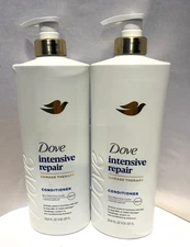 SET OF 2 Dove Intensive Repair Damage Therapy Conditioners 33.8 fl oz each NEW