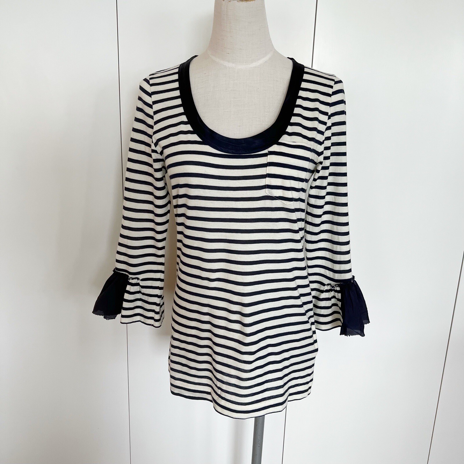 SACAI X NIKE Maglietta a righe Sacai Luck 3 4 maniche taglia 2