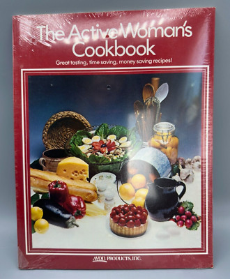 Vintage NOS The Active Woman's Cookbook- Avon Products Inc. 1980 - Unopened