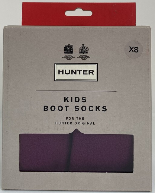 Kids Hunter Boot Socks XS UK 4-6 Violet 