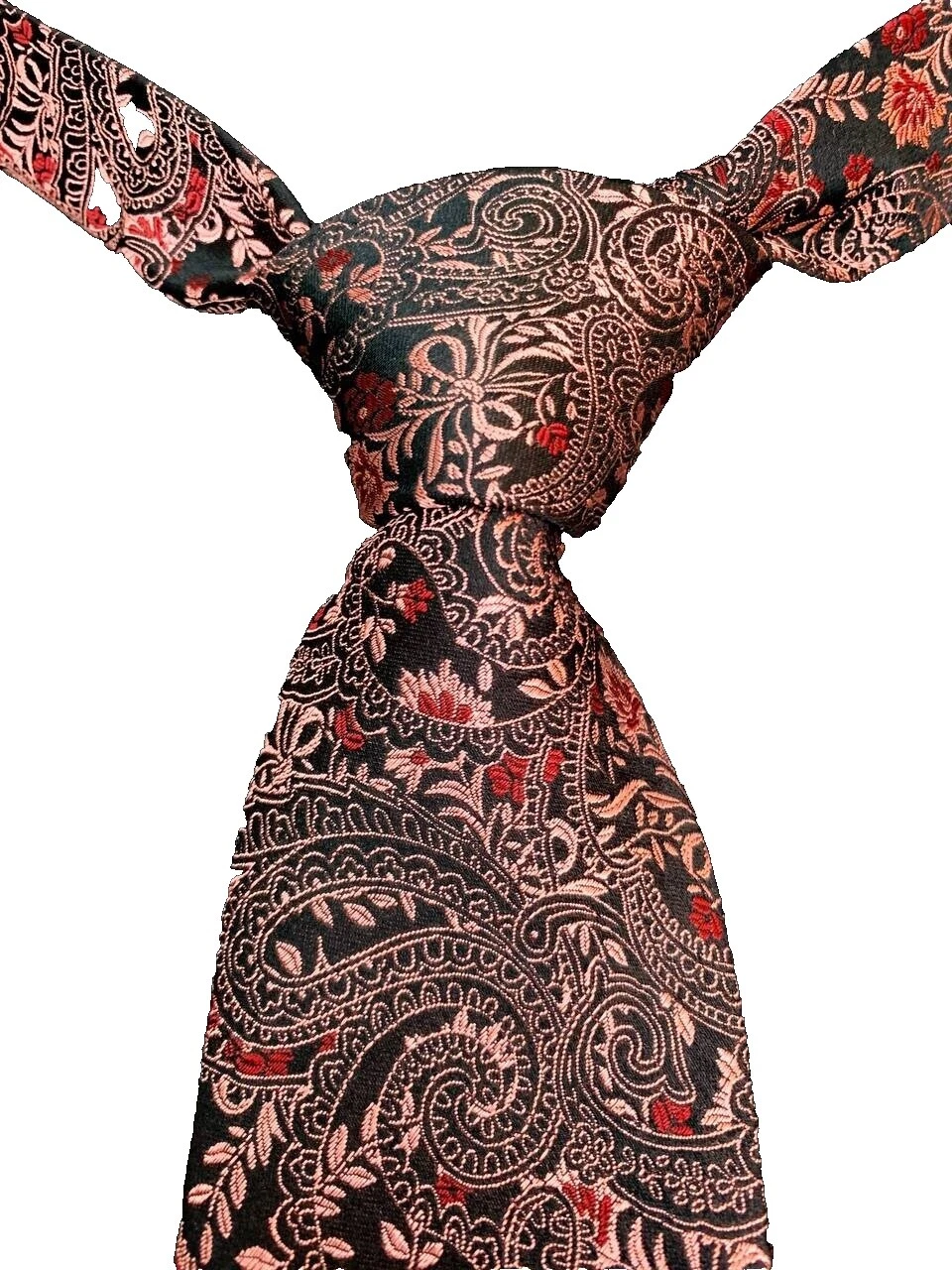 Paul Smith Paisley 100% Seda Corbatas para Hombre