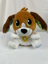 Leapfrog Speak And Learn Puppy Plush Animated Stuffed Animal WORKS