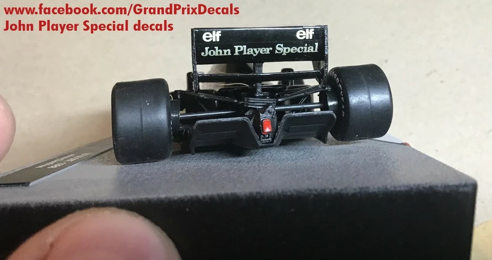 LOTUS 98T 1986 water slide DECALS - JPS / Senna / Laurels 1:43 F1 Car Collection - Image 3 of 4