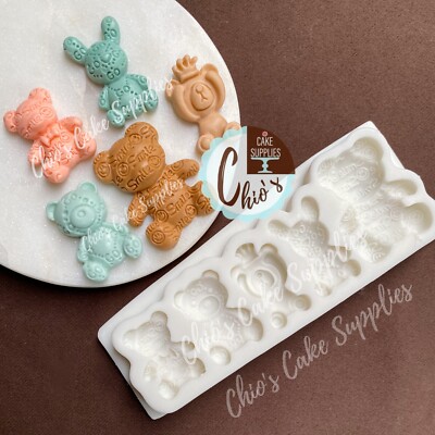 Teddy Bear Themed Silicone Mold