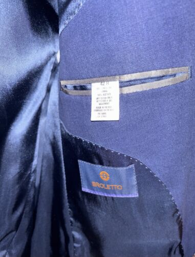 Linen Suit Jacket -100% Linen-42R Excellent Condition - Picture 4 of 4