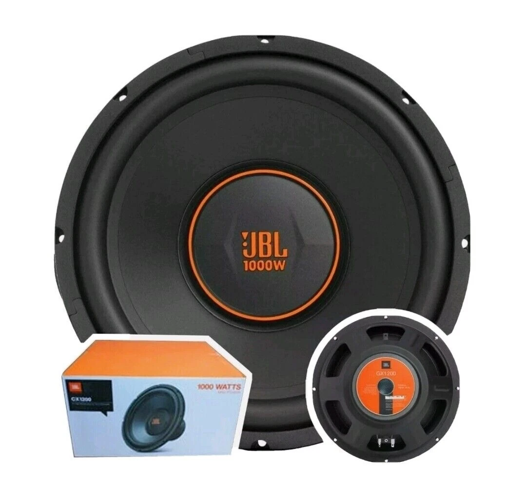 JBL GX1200 High Performance 1000 Watts 12 4 Ohm SVC Car Subwoofers SUB