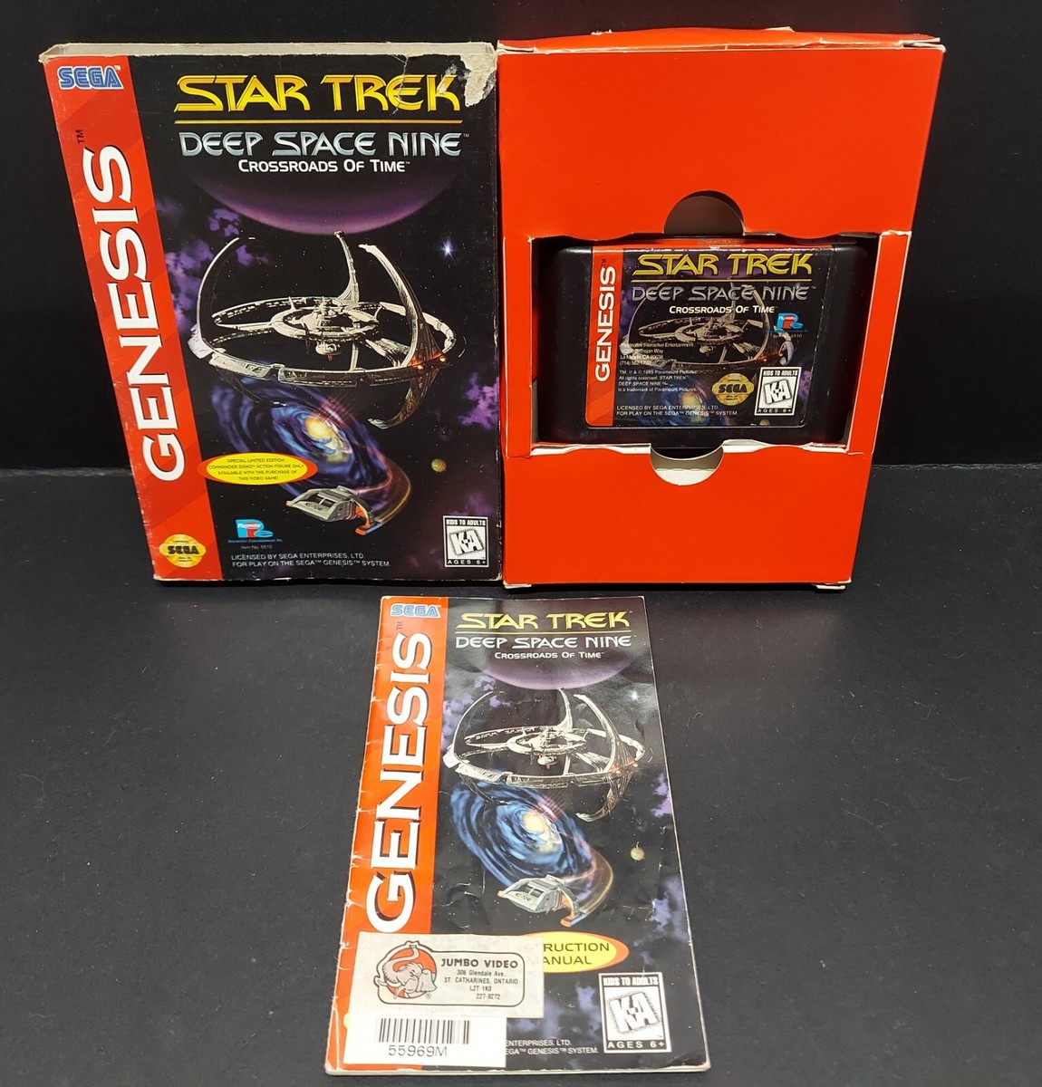 Star Trek Deep Space Nine Crossroads of Time (Sega Genesis, 1995