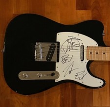 * ONE REPUBLIC * signed autographed electric guitar * RYAN TEDDER FULL BAND * 4