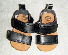 Girls Toddler Wonder Nation Two Strap Footbed Sandals Black Size 2