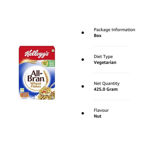 Kellogg’s All Bran Wheat Flakes 7 Essential Vitamins and Iron 440g - Picture 2 of 13