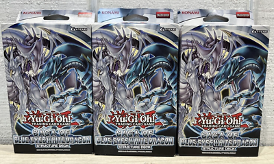 yugioh 3x saga of blue eyes white dragon structure deck Yu-Gi-Oh Saga of Blue-Eyes White Dragon Structure Deck main image 1