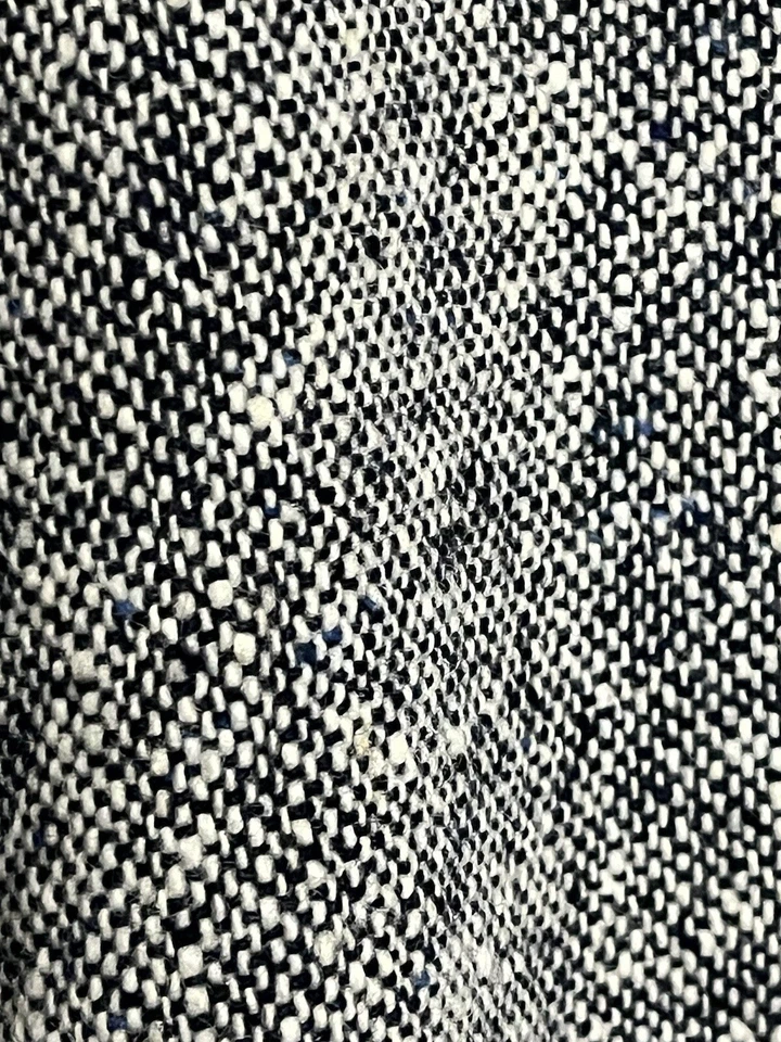 Falda midi vintage Orvis para mujer años 90 línea A tweed mezcla de lana talla 12 azul marino EE. UU. Foto 4 de 4