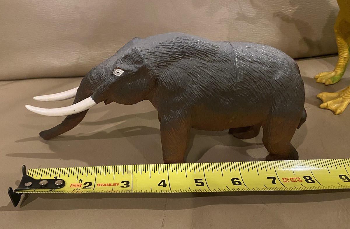 Vintage 1989 Imperial Wooly Mammoth 1985 T-rex Figure Toy Vintage 1989 Imperial Wooly Mammoth 1985 T-rex Figure Toy