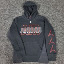 Air Jordan Hoodie Boys Large Jumpman Graphic School Casual Outdoor Pullover