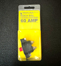 BLUE SEA 2143 Medium Duty Push Button Circuit Breaker. NEW. FREE SHIPPING
