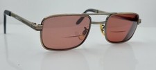 Vintage Universal Gray Rectangular Pilot Metal Sunglasses FRAMES ONLY