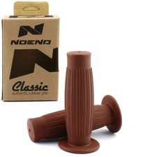 PAIR OF CLASSIC BOBBER CARAMEL KNOBS KAWASAKI 650 EJ W650 2000-2000