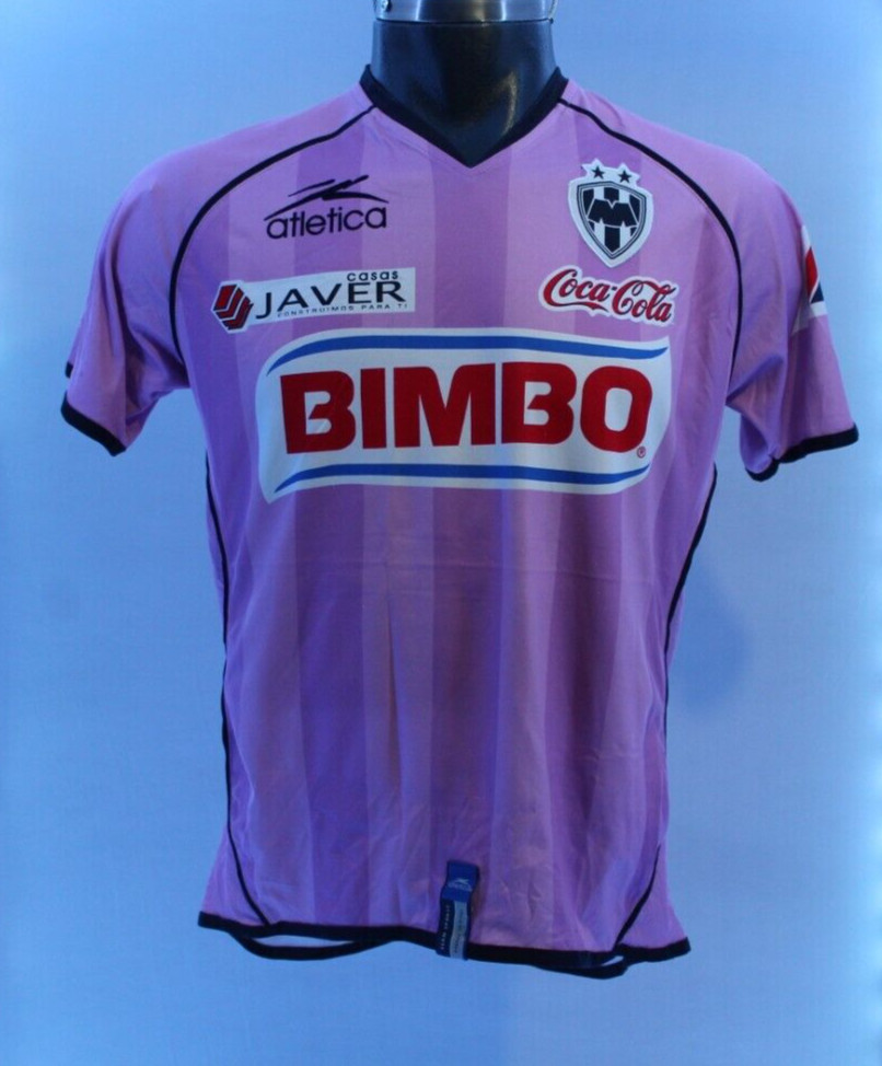 Rayados de Monterrey Authentic atletica Size SMALL 2006-2007 #8 PEREZ T