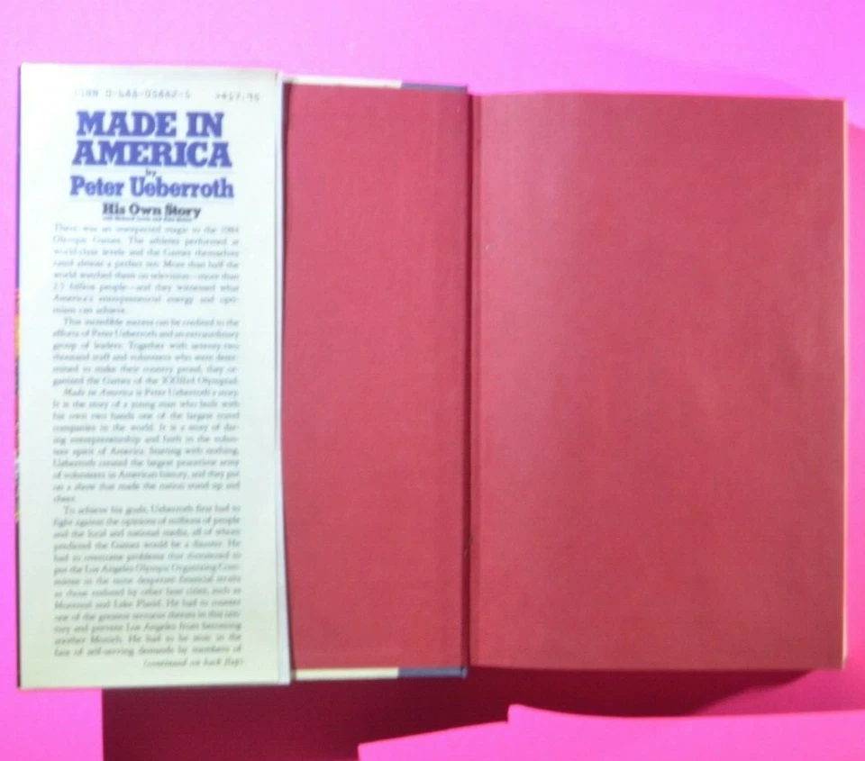 SIGNED Made in America by Peter Ueberroth, Autograph 1985 Olympic Games 1st/1st - Image 2 of 4
