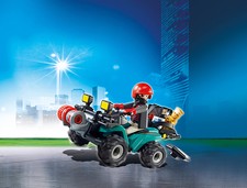 playmobil city action quad