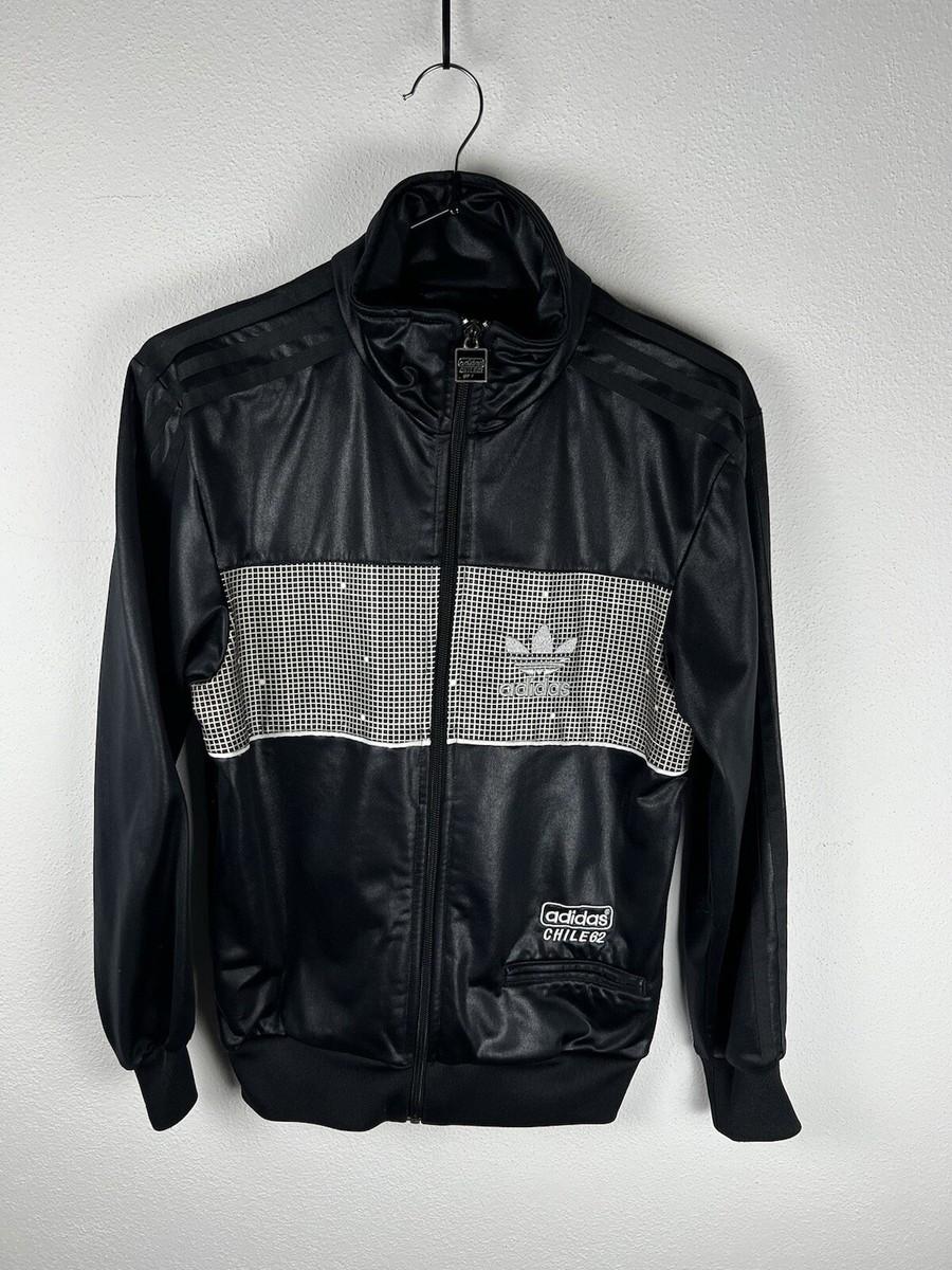 Adidas Chile 62 Men Jacket Black White Size XS Sweatshirt