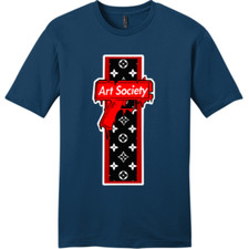NEW Art Society SUPER DRIP Tee Shirt NEPTUNE BLUE SM-4XLARGE MADE IN USA LIMITED