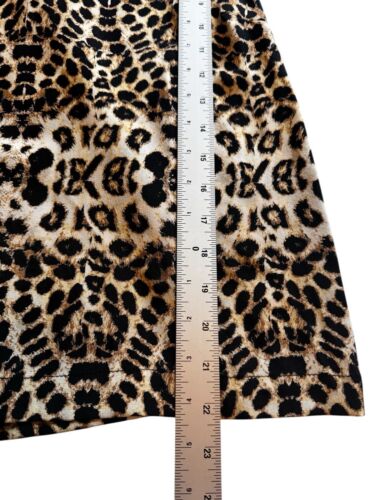 A.L.C. Lizzy Leopard Silk Blouse Women's Size 2 Black Raglan Short Sleeves - Picture 3 of 8