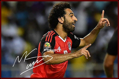4x6 SIGNED AUTOGRAPH PHOTO REPRINT of MOHAMED SALAH EGYPT | eBay