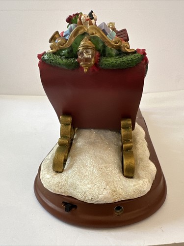 2004 Bradford Thomas Kinkade Night Before Christmas beleuchteter Schlitten kein Stecker - Bild 5 von 11