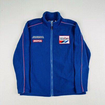 Suzuki Racing Fleecejacke Tyco Clinton Official Merchandise Patches Größe M