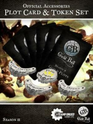 Guild Ball Season 2 Plot Cards & Token Set New