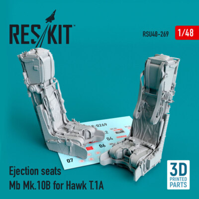 Reskit 1/48 Ejection Seats Mb Mk.10B for Hawk T.1A (3D Printing)