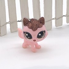 Littlest Pet Shop lps MINI 2-3 Cat Pink Broken Glitter Sugarberry
