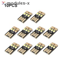 10Pcs Mini 3LED USB Light Lamp Nightlight Camping Outdoor Portable Module For PC
