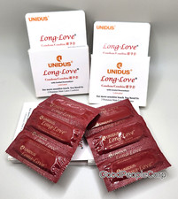 CONDOM LONG LOVE w/Genital Desensitizer Control Climax Delay 4 x 3Condoms/Box