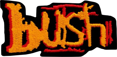Patch - Bush Yellow Orange Logo Gavin Rossdale 90s Rock Music Band Iron On #9496