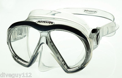 Atomic Aquatics SubFrame Tauchmaske Tauch-, Schnorchelmaske Klar/Schwarz