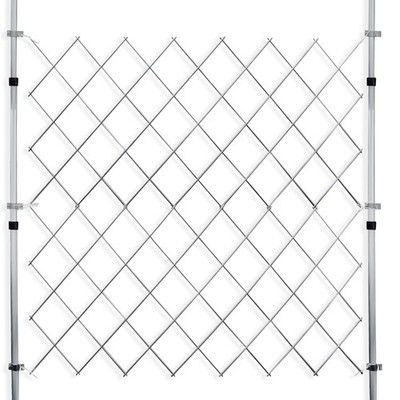 2er Set Erweiterbar Aluminium Garten Rankgitter Klettern Pflanze Unterstützung 8 Fuß x 4 Fuß