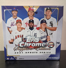 2021 TOPPS CHROME UPDATE BASEBALL SAPPHIRE BOX - Brand New and Sealed!