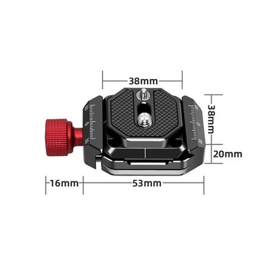 Quick Release Clamp Adapter Set With Quick Release Plate Arca With MODC BLXU